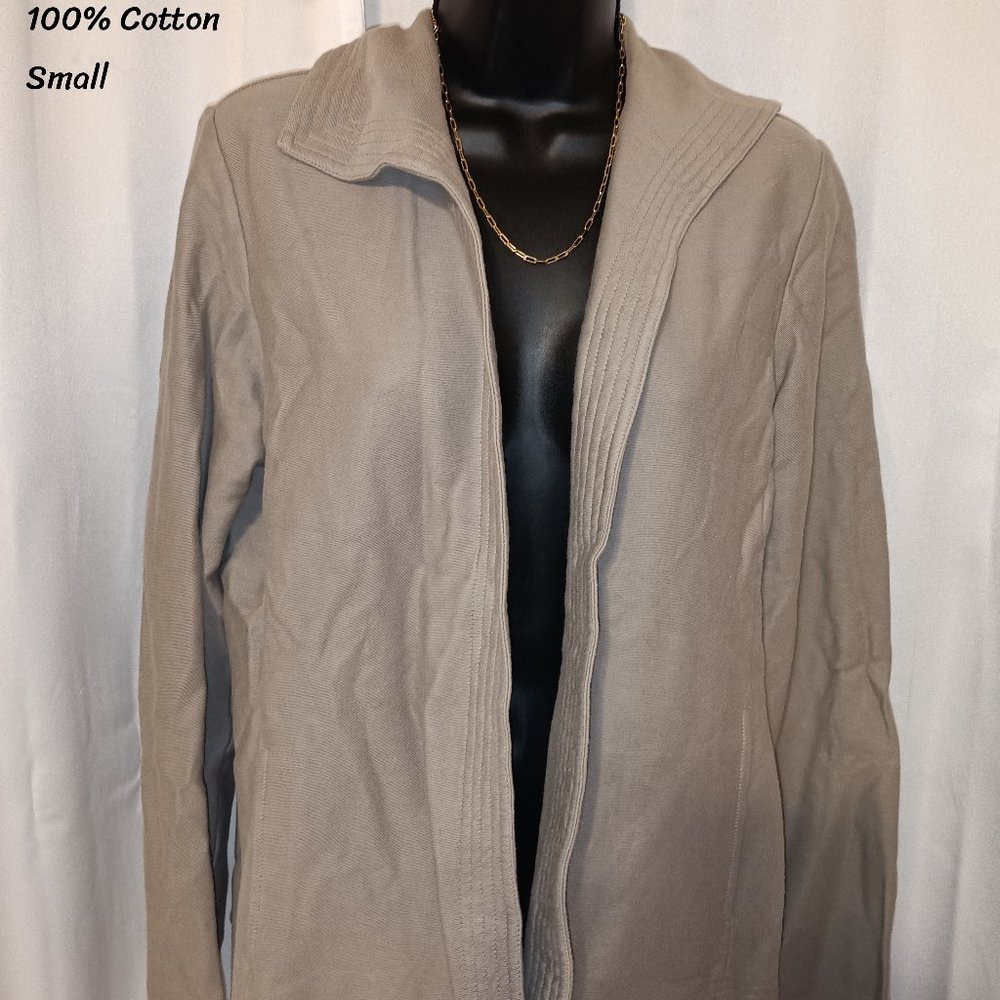 Eileen Fischer Gray cotton jacket